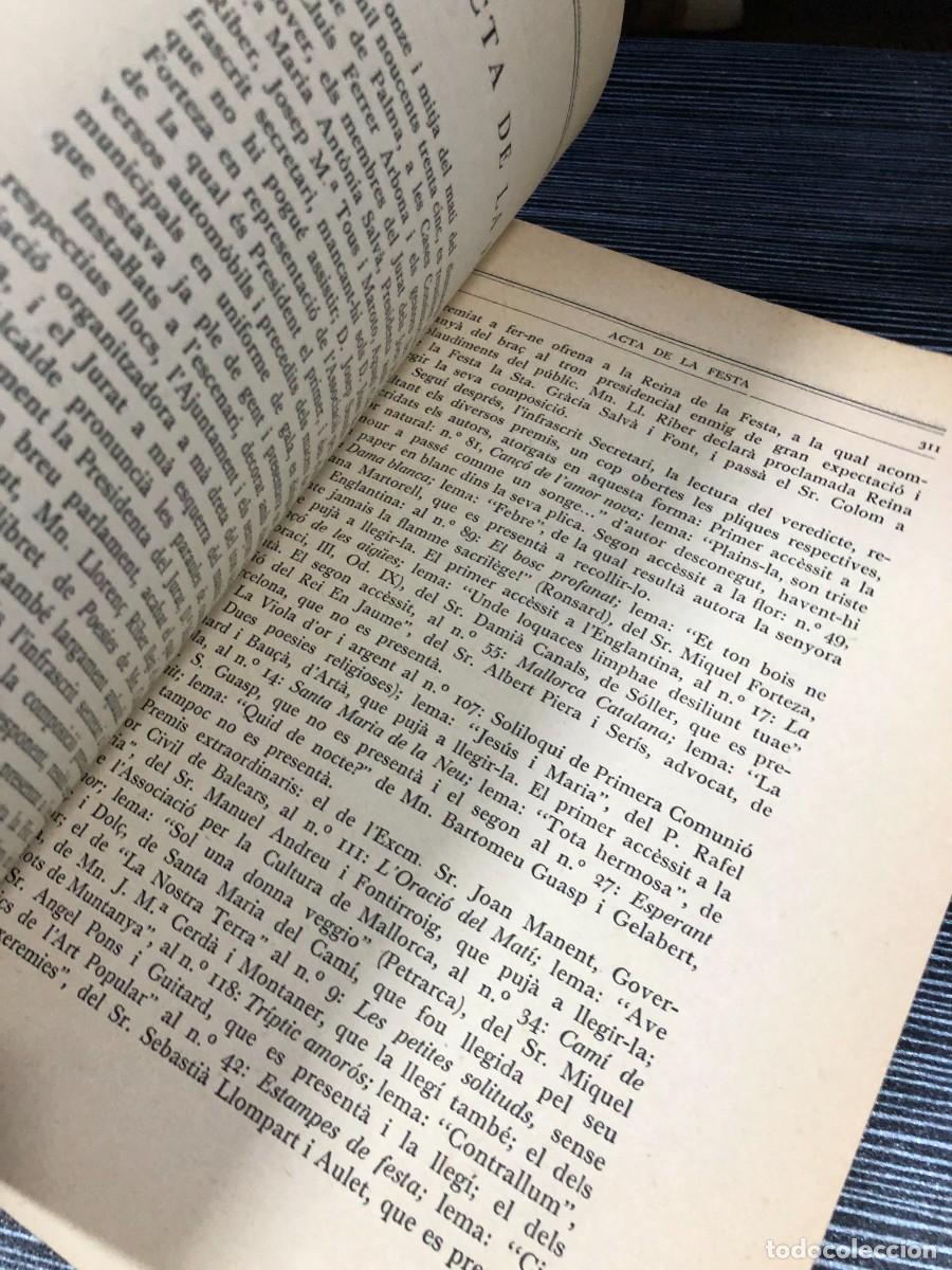 Libros: La Nostra Terra: Jocs Florals de Mallorca 1935 - Foto 3