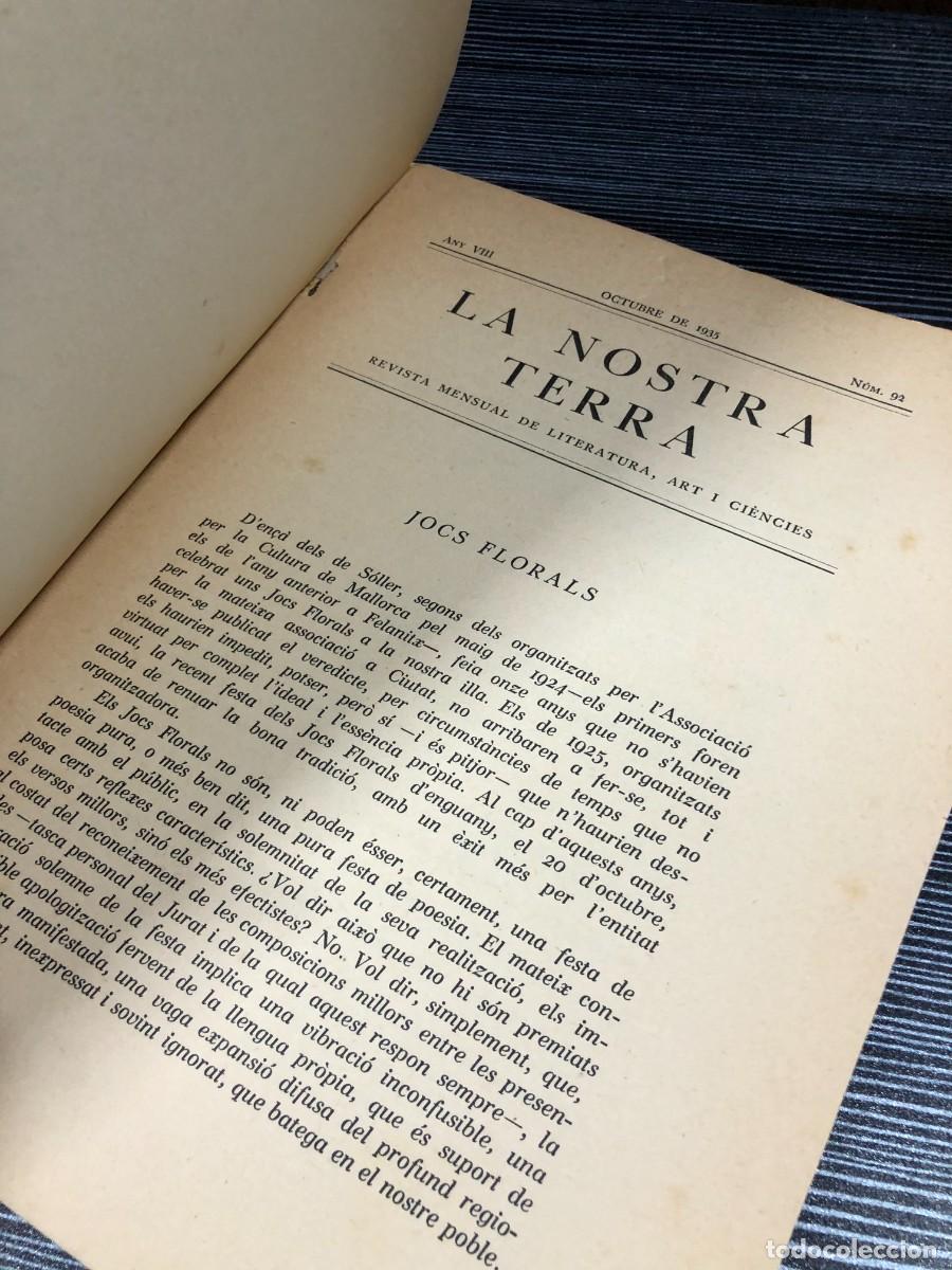 Libros: La Nostra Terra: Jocs Florals de Mallorca 1935 - Foto 4