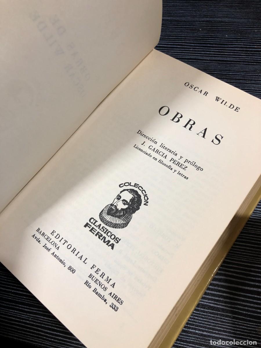 Libros: Obras Oscar Wilde EDITORIAL FERMA - Foto 2