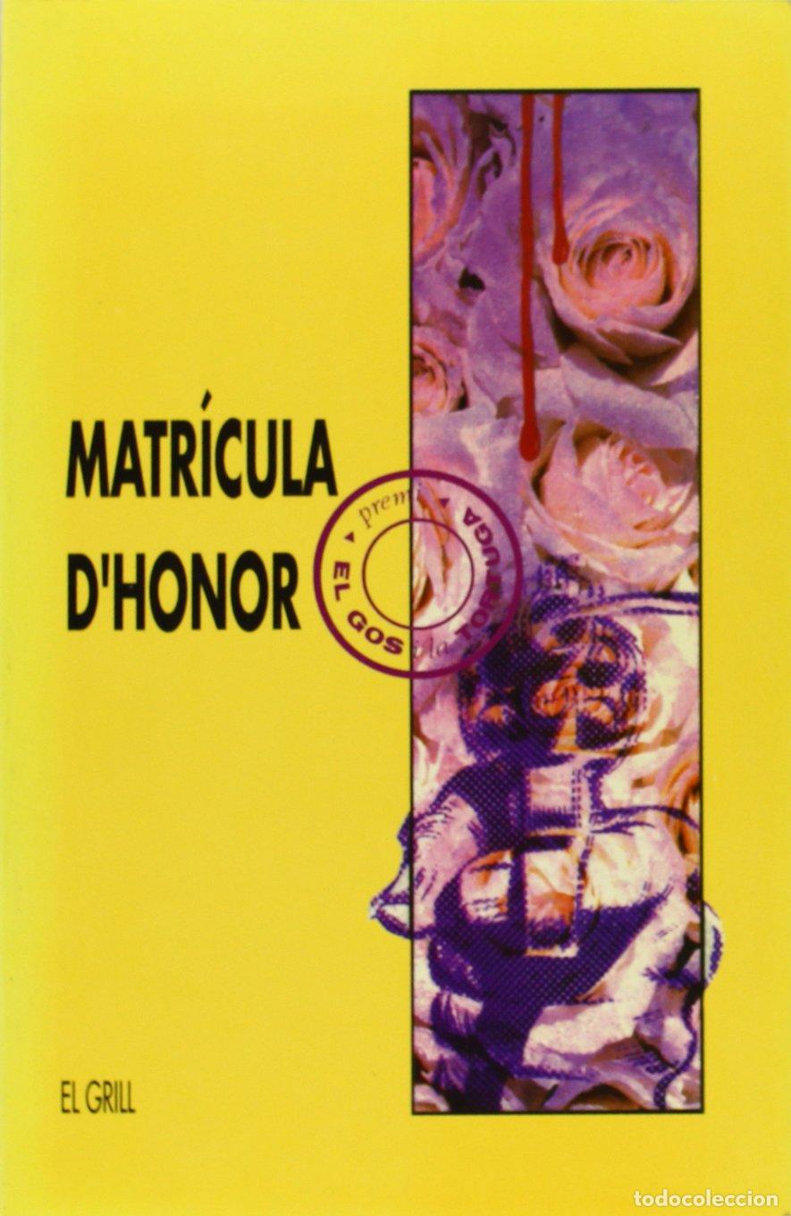 Libros: MATRICULA DHONOR (SIN COLECCION) - Foto 1