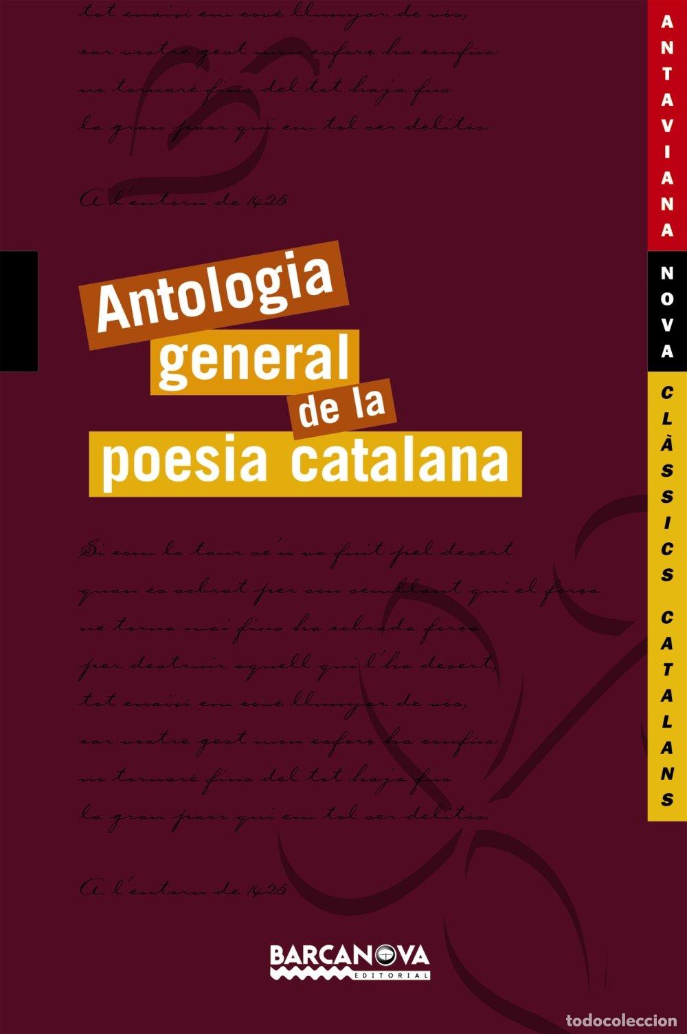 Livros em segunda m&atilde;o: Antologia general de la poesia catalana (Antaviana Classics Catalans)