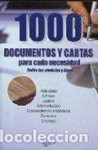 Livros em segunda m&atilde;o: 1000 documentos y cartas para cada necesidad : todos los modelos y tipos