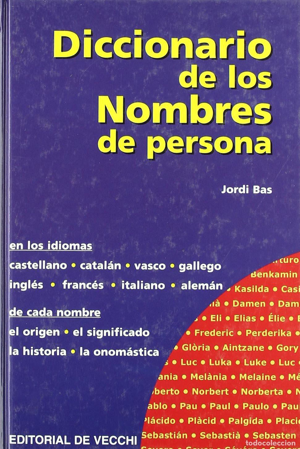 Libros: Diccionario de los nombres de persona (Saber vivir)