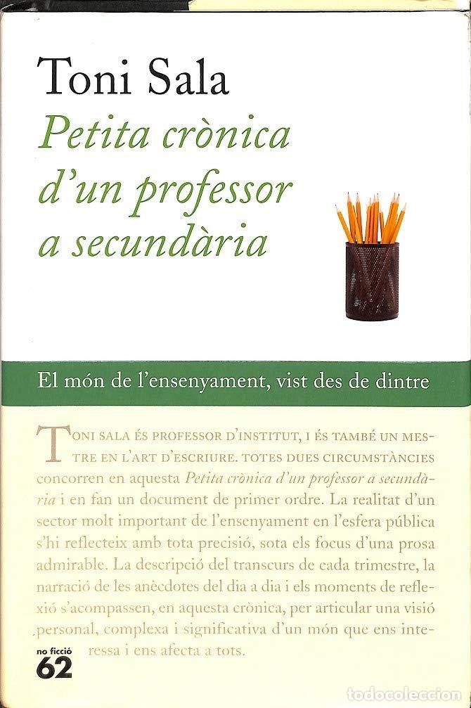 Livres: Petita cr&ograve;nica d'un professor a secund&agrave;ria (No Ficci&oacute;)