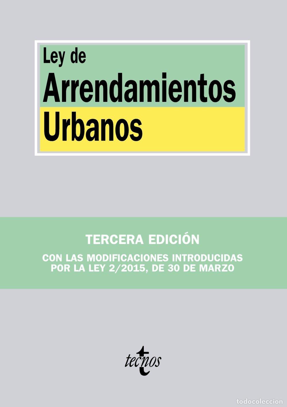 Libros: Ley de Arrendamientos Urbanos