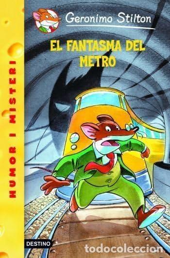 Libros: 12- El fantasma del metro (GERONIMO STILTON. ELS GROCS) - Foto 1
