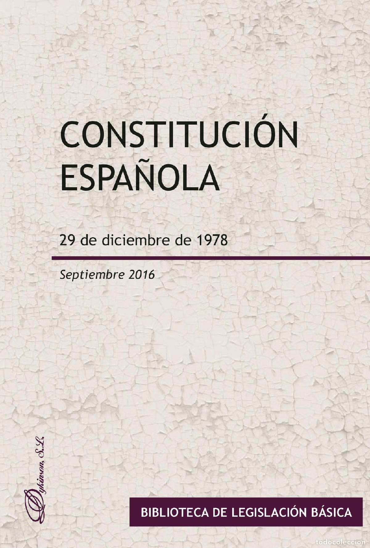 Libros: Constituci&oacute;n espa&ntilde;ola. 29 de diciembre de 1978. 42614 (SIN COLECCION)