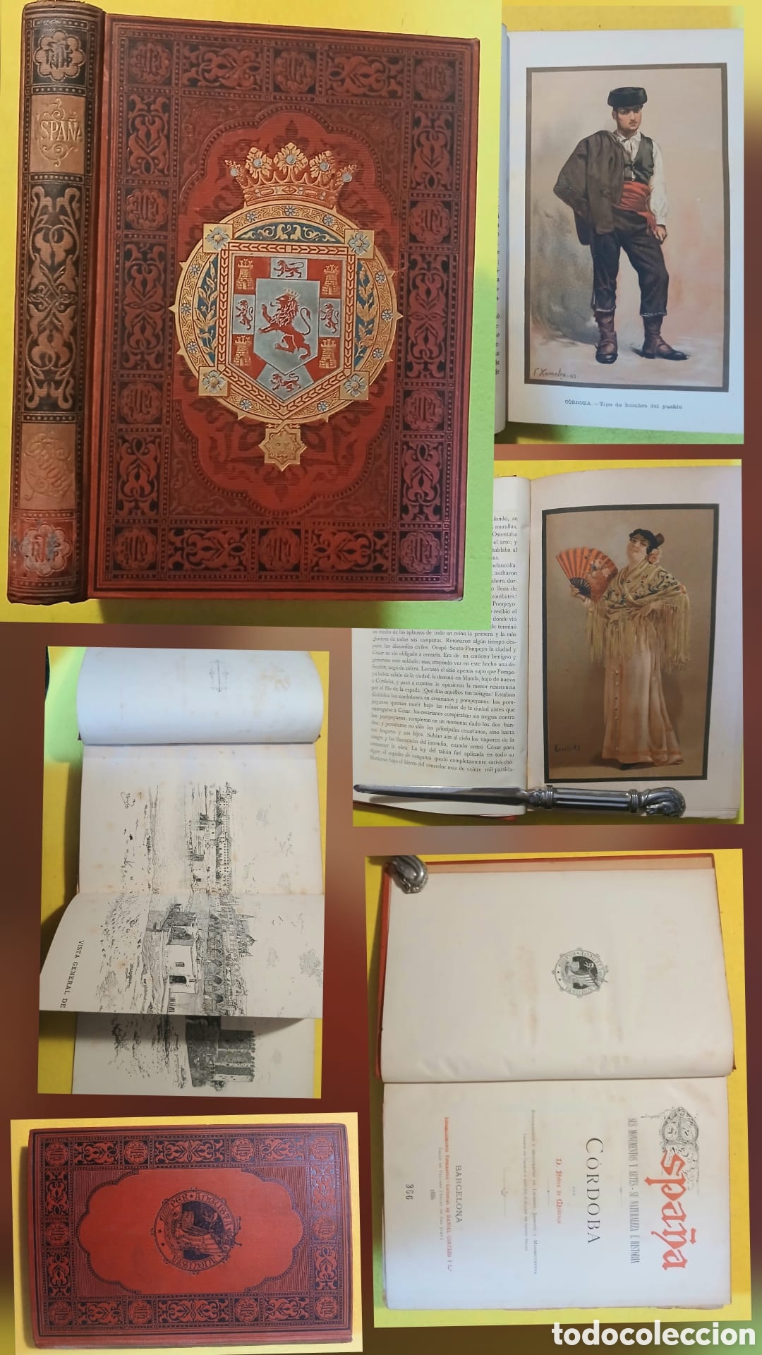 Libros: Espa&ntilde;a sus monumentos y artes, su naturaleza e historia, C&oacute;rdoba don Pedro de Madrazo