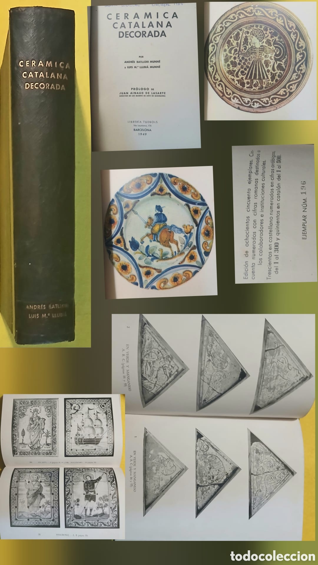 Libros: Cer&aacute;mica catalana decorada 1949