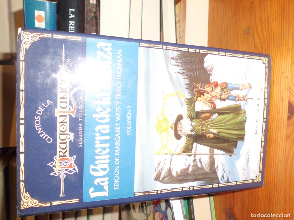 Libri di seconda mano: LA GUERRA DE LA LANZA CUENTOS DE LA DRAGONLANCE 2&ordm; TRIOLOGIA MARGARET WEIS Y TRACY HICKMAN