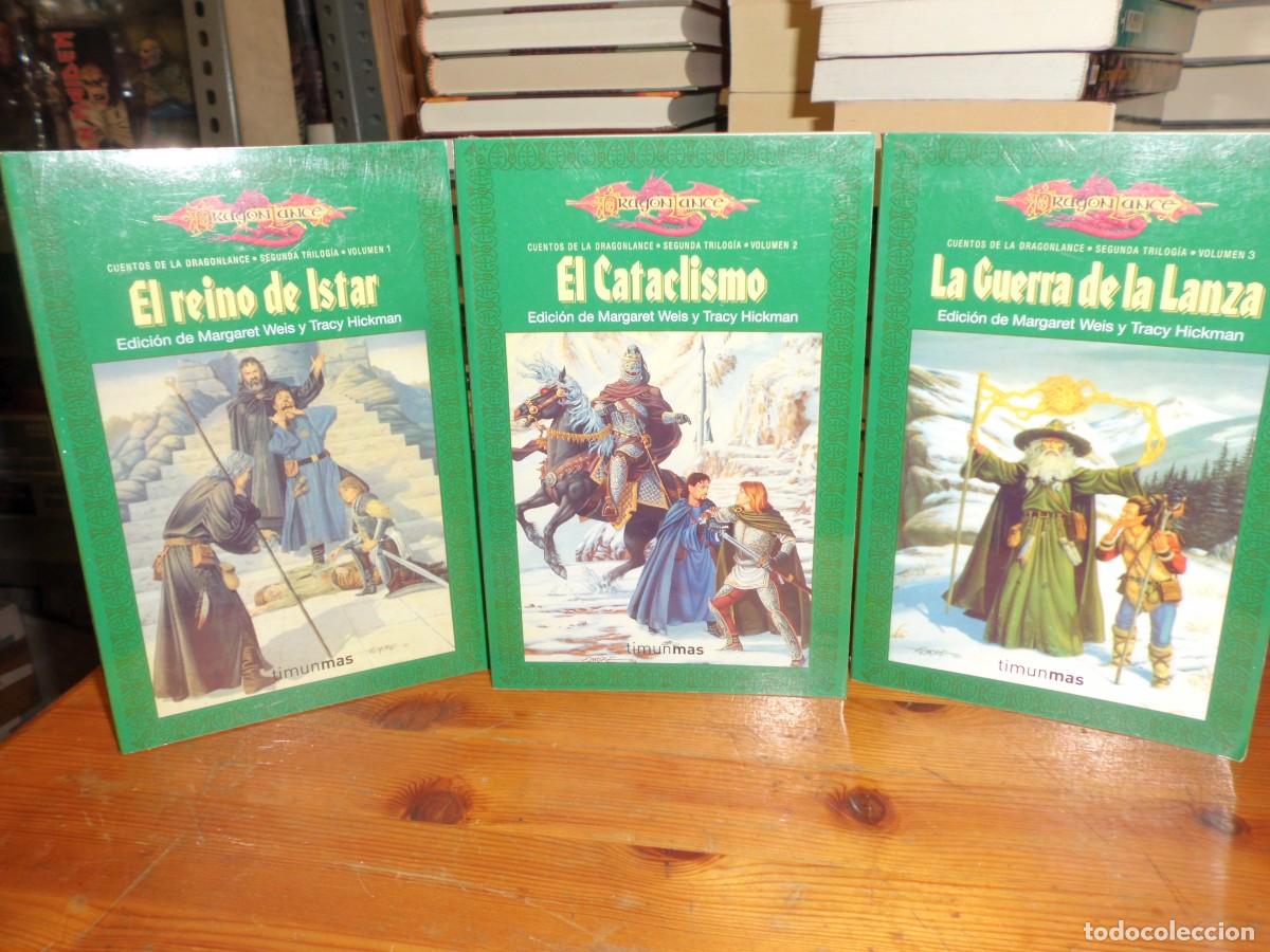 Libros: CUENTOS DE LA DRAGONLANCE. SEGUNDA TRILOGIA MARGARET WEIS Y TRACY HICKMAN 3 TOMOS