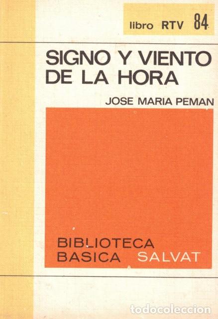 B&uuml;cher: Signo y viento de la hora - Peman, Jos&eacute; Mar&iacute;a