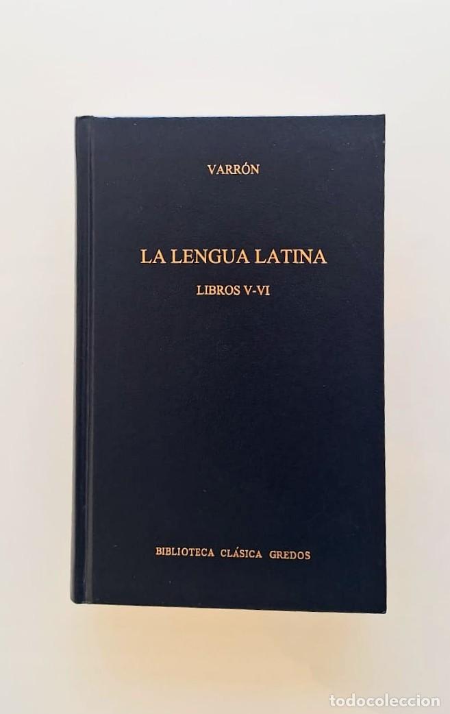 Libros: La lengua latina, Libros V-VI, Varron, Biblioteca cl&aacute;sica Gredos