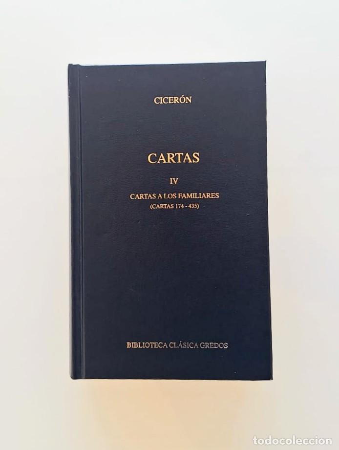 Livros em segunda m&atilde;o: Cartas IV, Cartas a los familiares 174-435, Ciceron, Biblioteca cl&aacute;sica Gredos