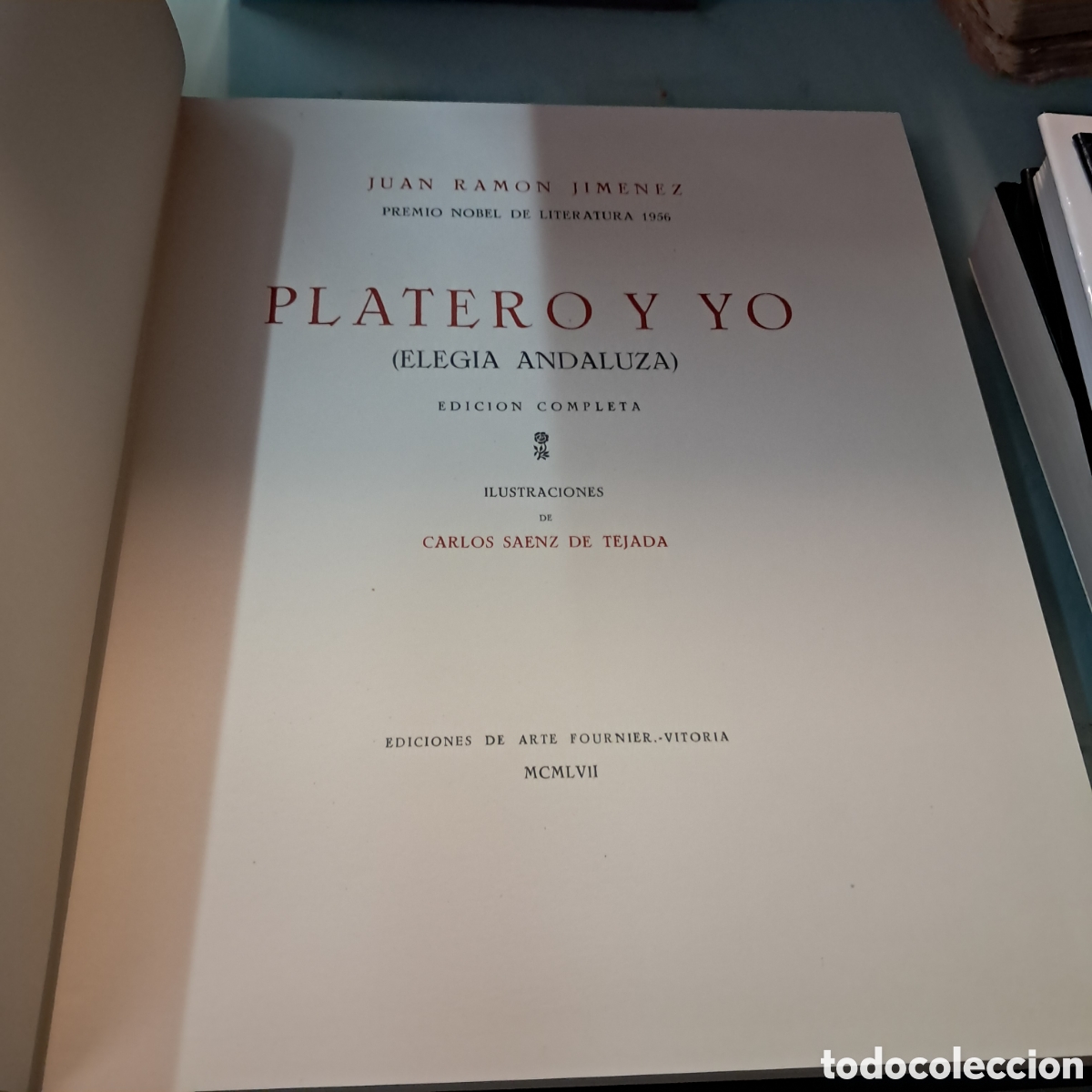 Libros: Juan Ram&oacute;n Jim&eacute;nez, Platero y yo,Carlos S&aacute;enz de Tejada ,1957 - Foto 3