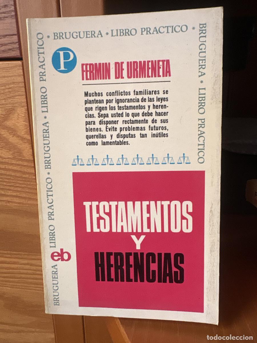 Libros: Testamentos y herencias - Ferm&iacute;n de urmeneta tdk417 - Foto 1