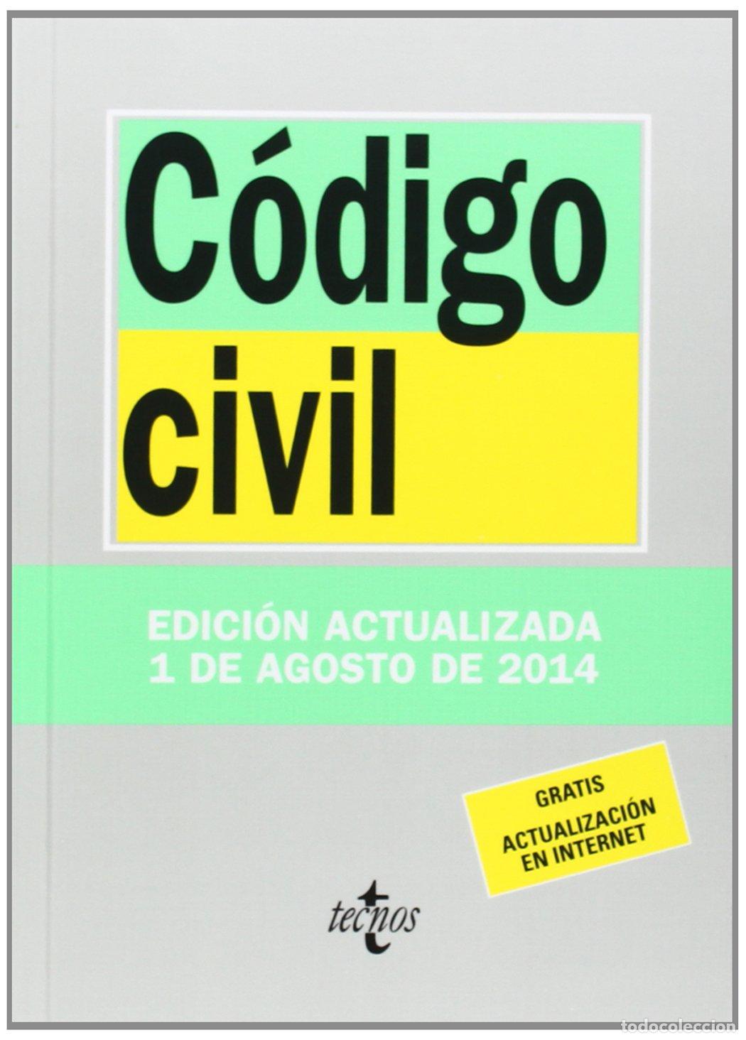 Libros: C&oacute;digo Civil (Derecho - Biblioteca De Textos Legales)