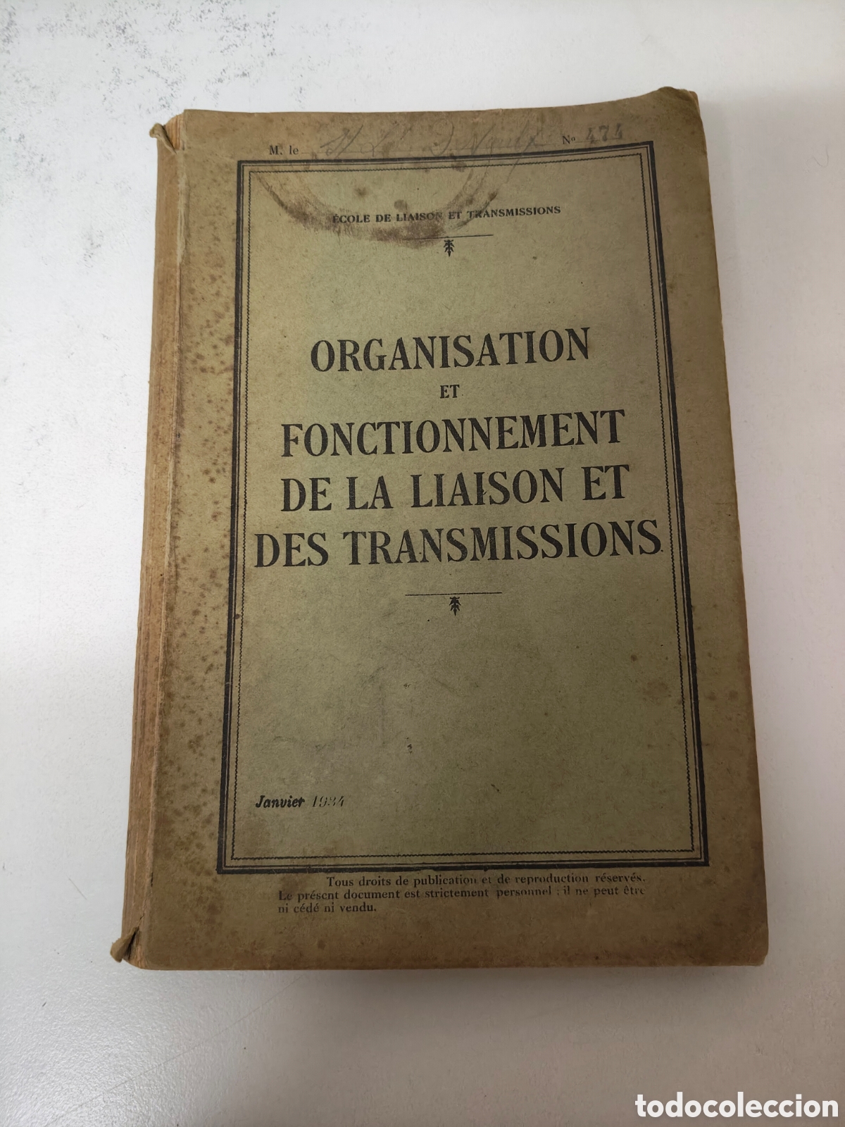 Libros: Organitation et fonctionnement de la liaison et des transmissions