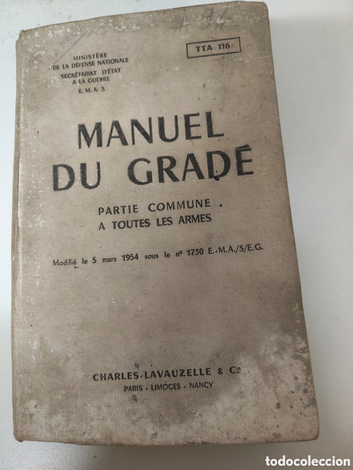 Libros: Manuel Du Grade, partir commune a toutes les armes