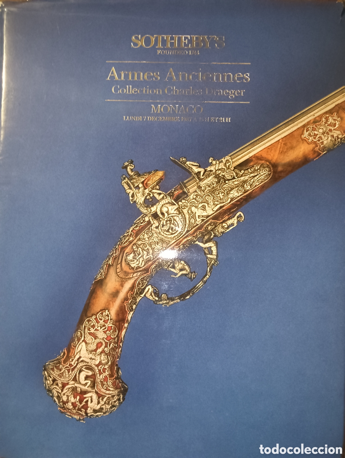 Livros em segunda m&atilde;o: Cat&aacute;logo de SOCE bis de una subasta de armas antiguas colecci&oacute;n de Charles Draeger M&oacute;naco 1987