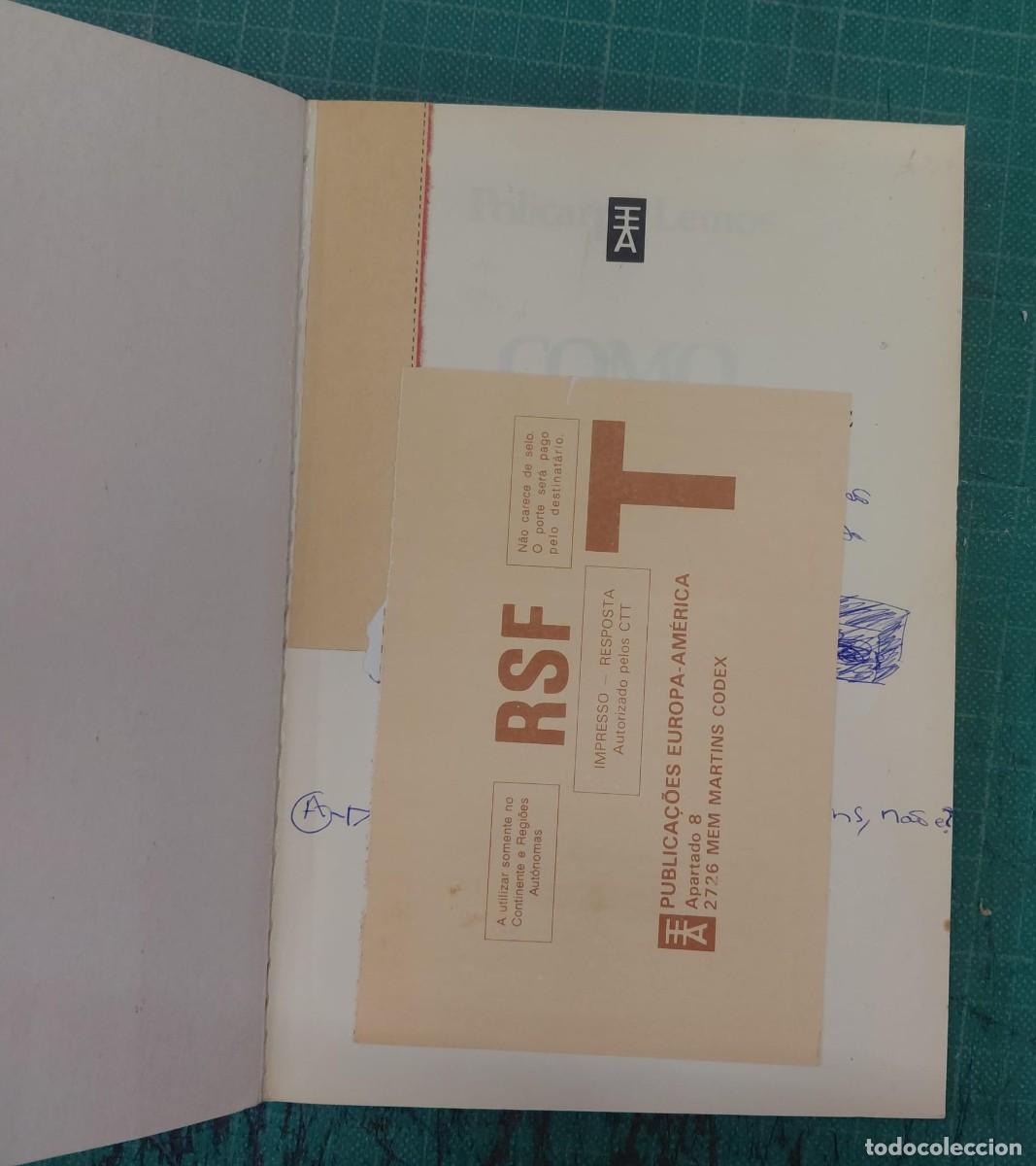 Libros: LEMOS. (Policarpo) - COMO RESTAURAR OBJECTOS DE ARTE. - Foto 5
