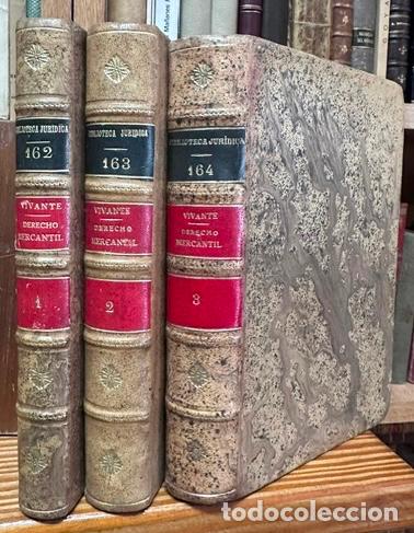 Libros: TRATADO DE DERECHO MERCANTIL. Primera edici&oacute;n - VIVANTE, Cesar