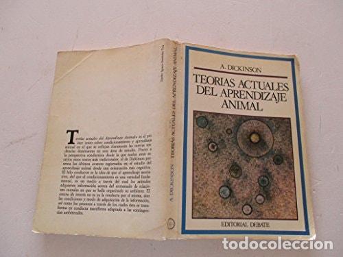 Livros em segunda m&atilde;o: Teor&iacute;as actuales del aprendizaje animal - Anthony Dickinson - Anthony Dickinson