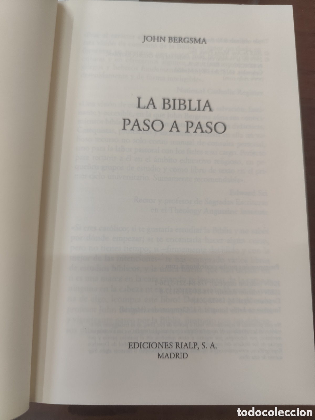 Libros: LA BIBLIA PASO A PASO - BERGSMA,John - Foto 2