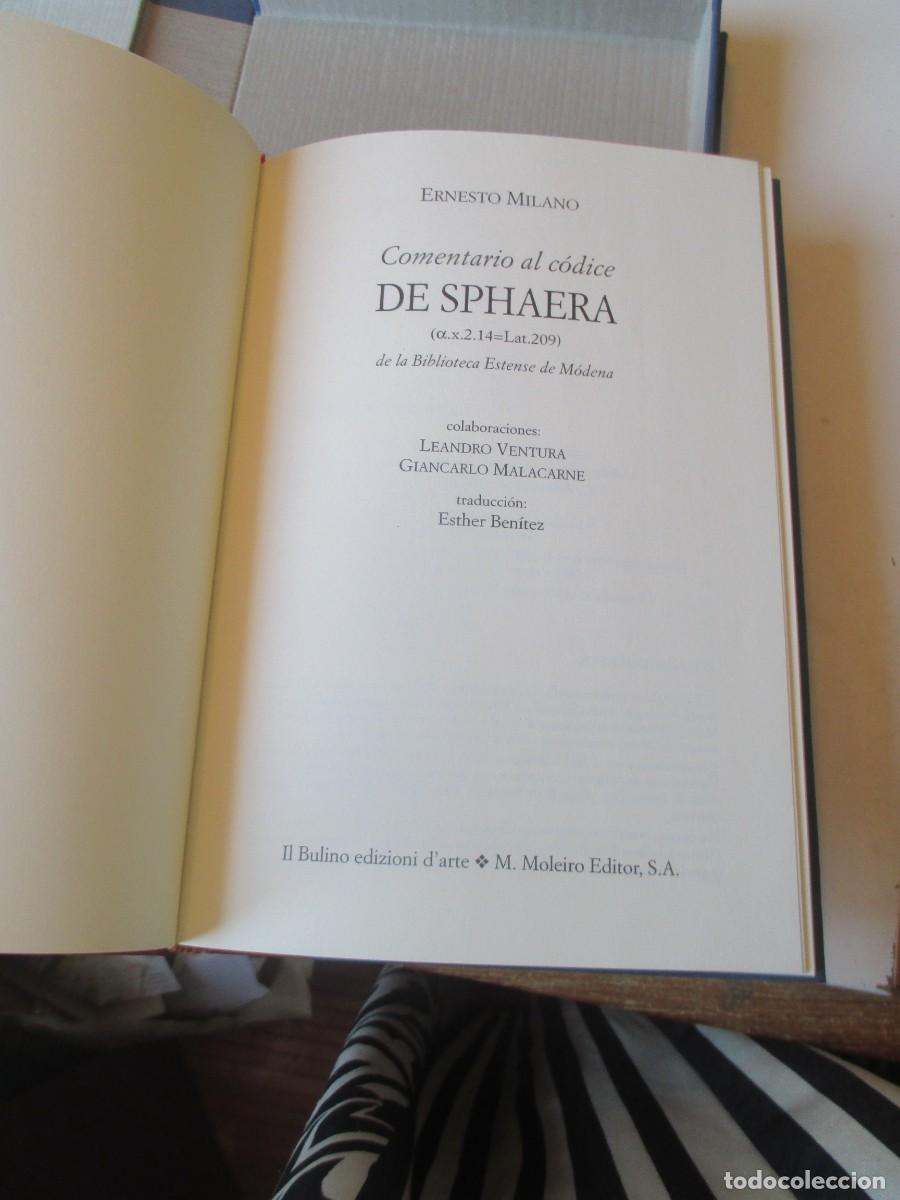 Libros: B. ESTENSE MODENA De Sphaera ( facsimil , 2 tomos) W41165 - Foto 8