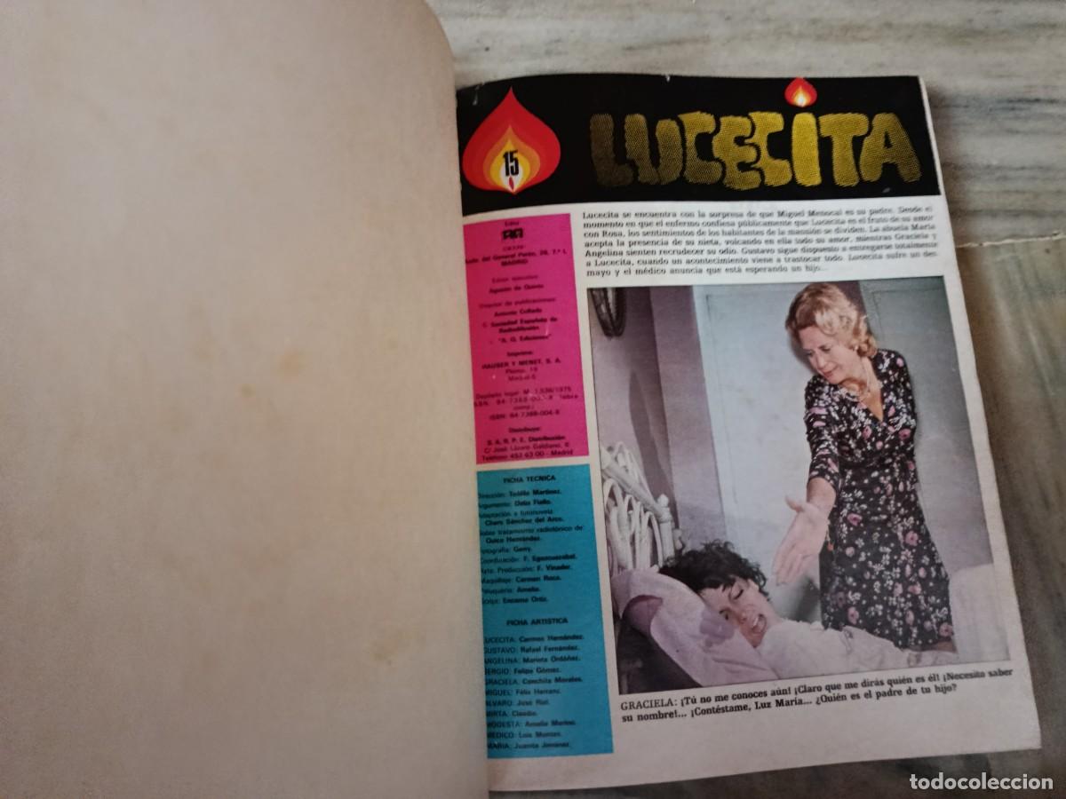 Livres: LIBRO CON 15 CAPITULOS DE FOTONOVELA LUCECITA VER FOTOS