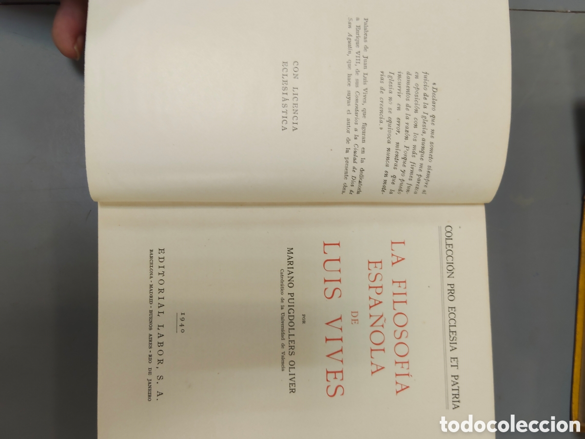 Libros: La filosof&iacute;a Espa&ntilde;ola de Luis Vives - Foto 2