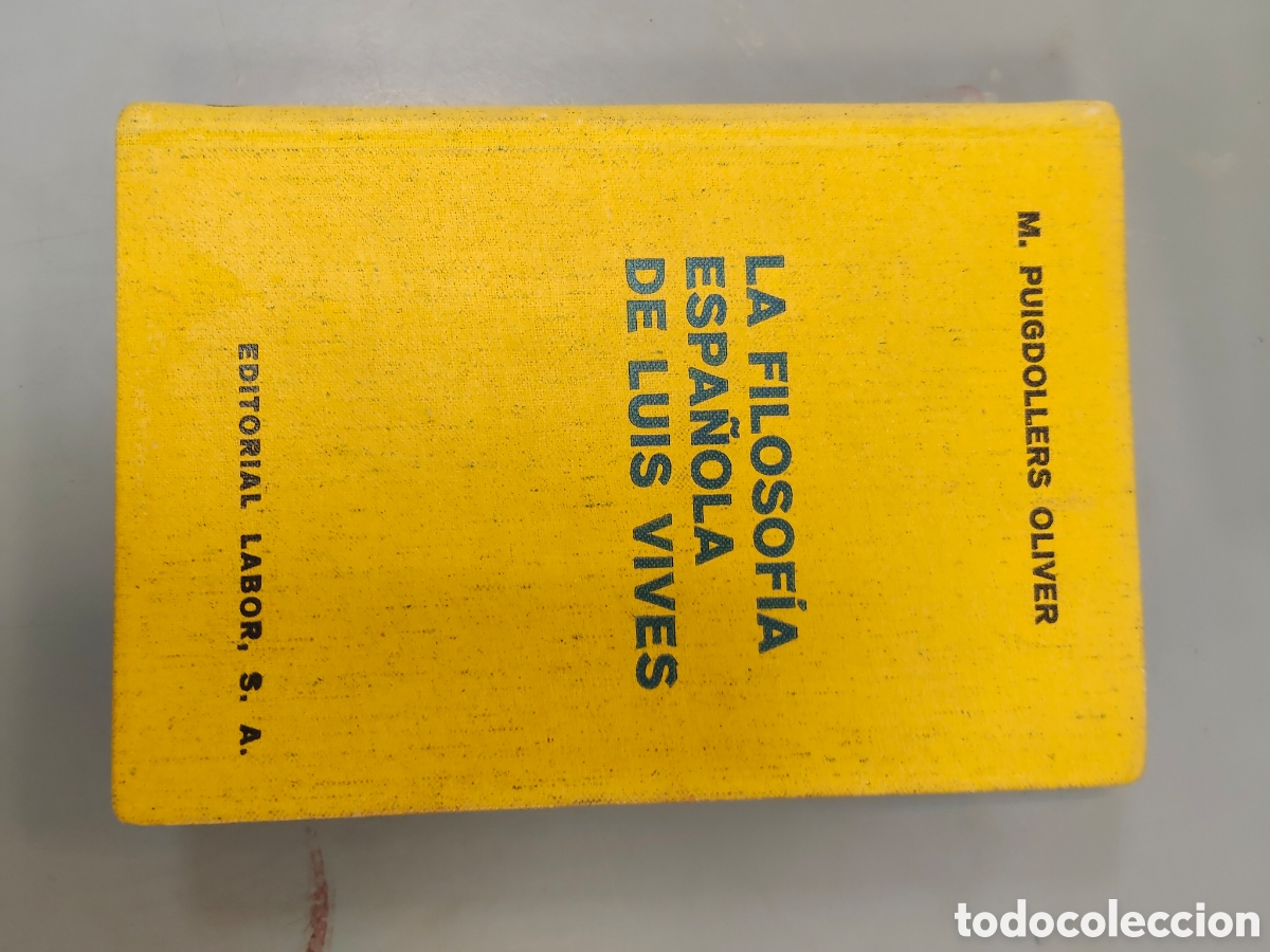 Libros: La filosof&iacute;a Espa&ntilde;ola de Luis Vives