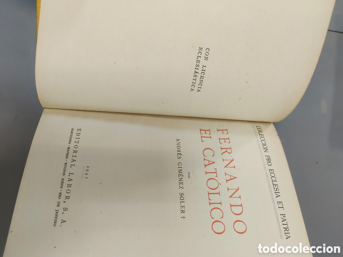 Libros: Fernando el Cat&oacute;lico Pedro Leturia - Foto 2