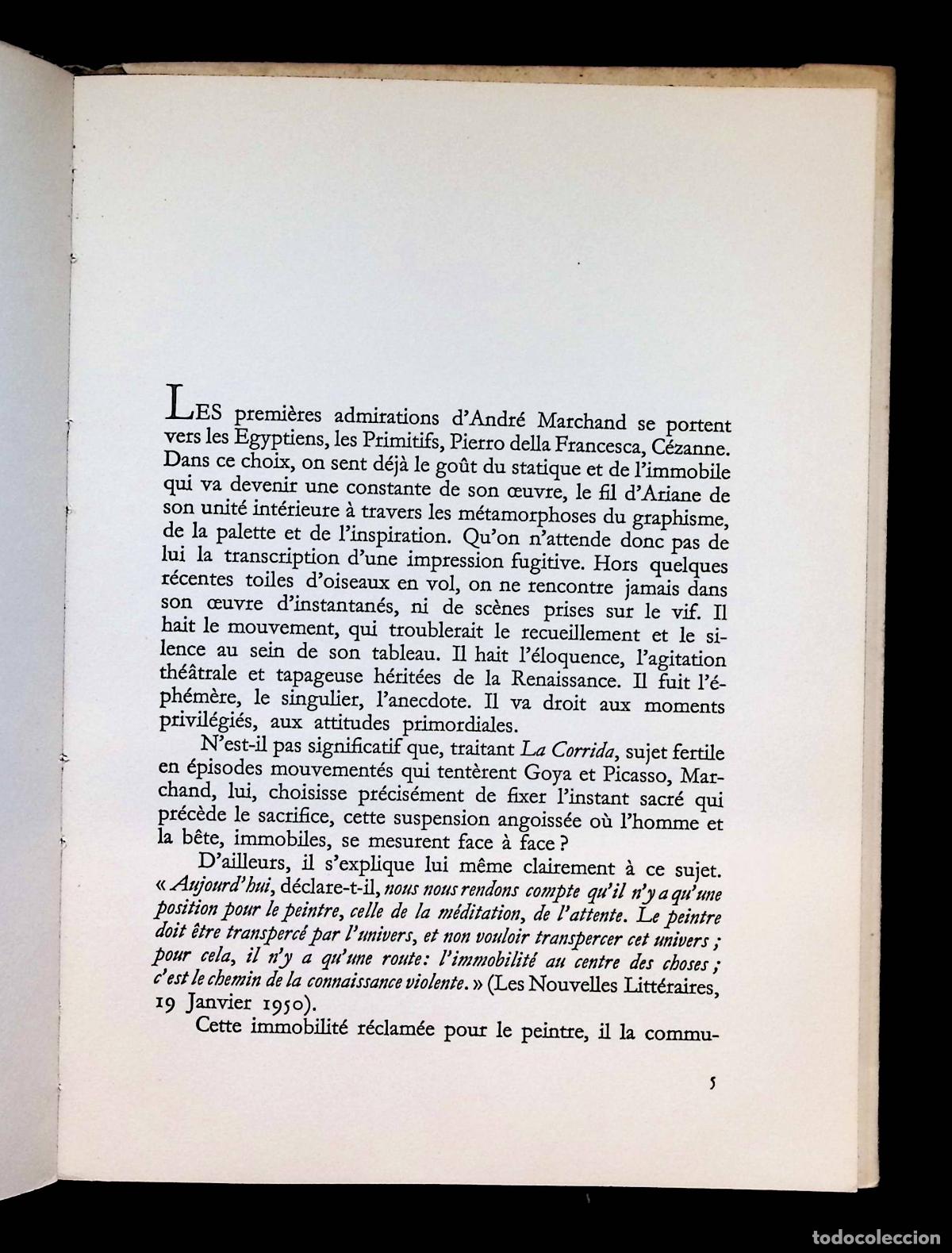 Libros: ANDR&Eacute; MARCHAND. - BRABANT, G. P. - Foto 3