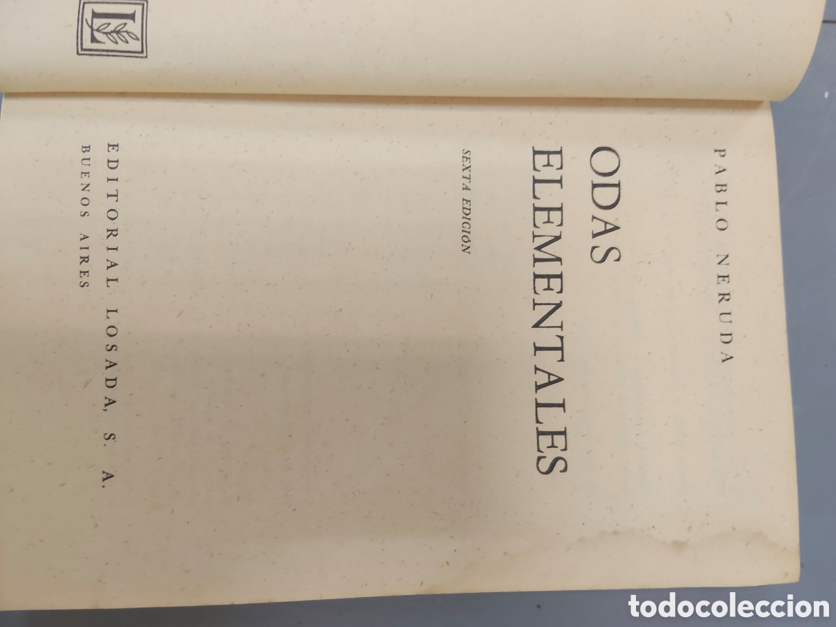 Libros: Odas elementales PABLO NERUDA - Foto 4
