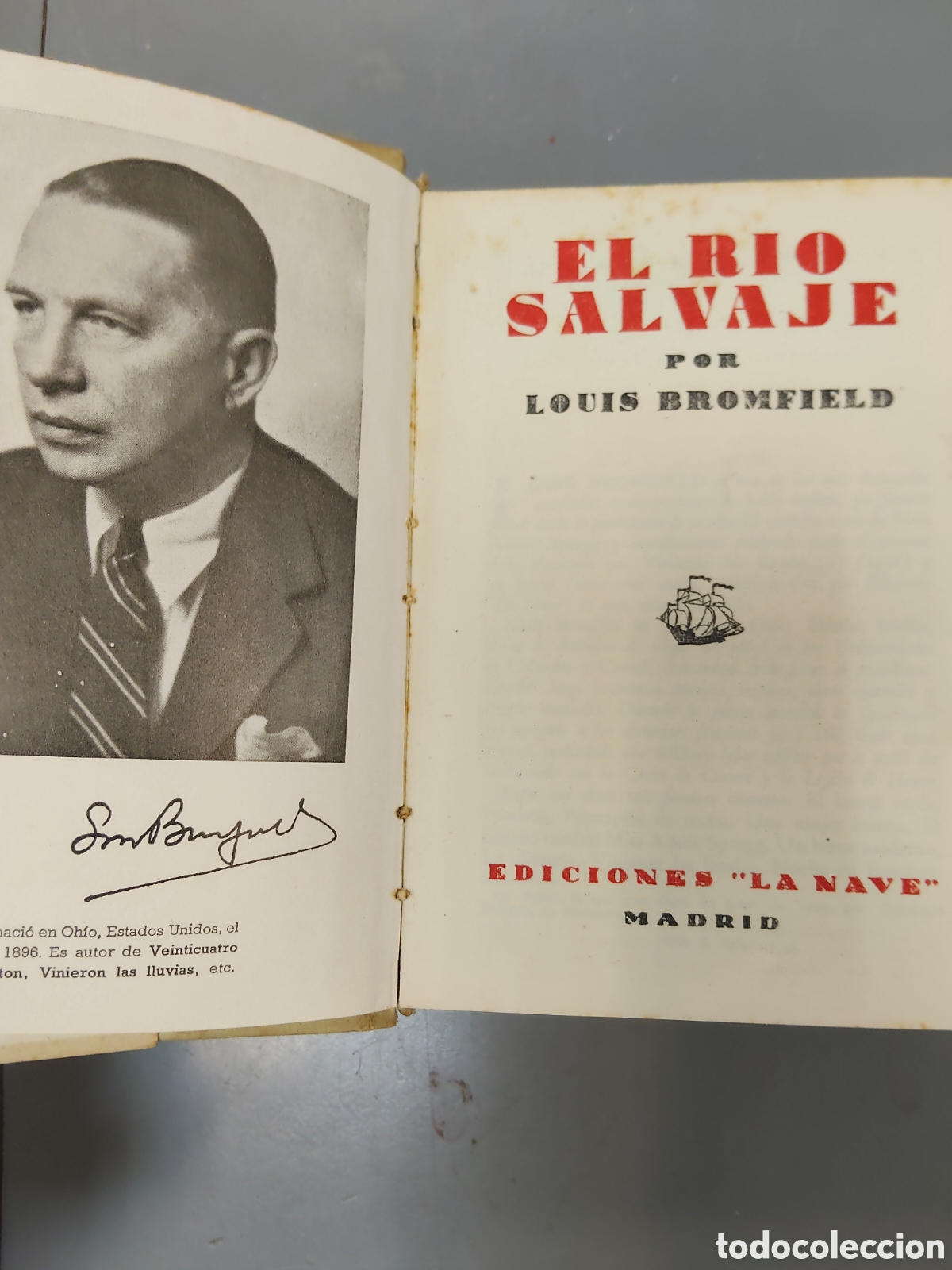 Libros: El r&iacute;o salvaje LOUIS BROMFIELD - Foto 2