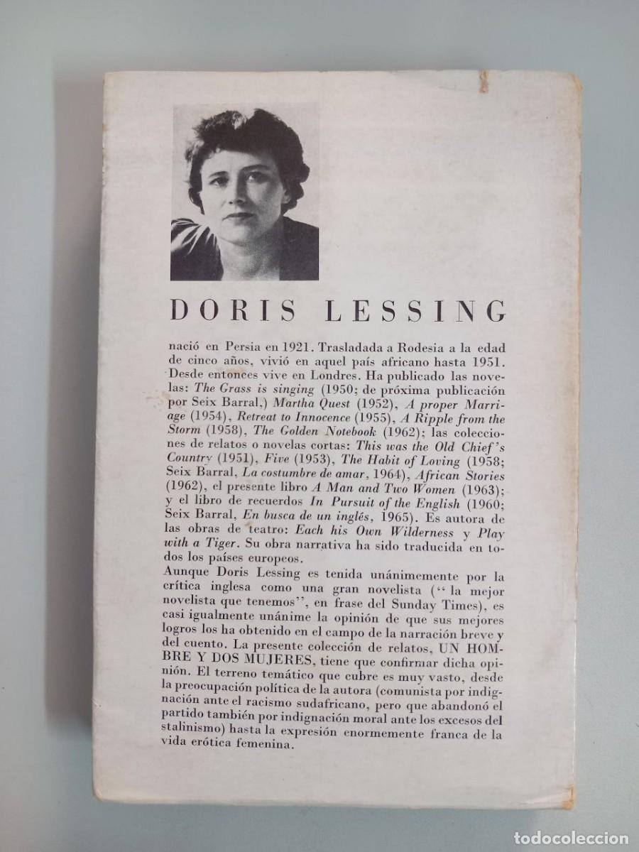 Libros: Un hombre y dos mujeres. - LESSING, Doris: - Foto 2