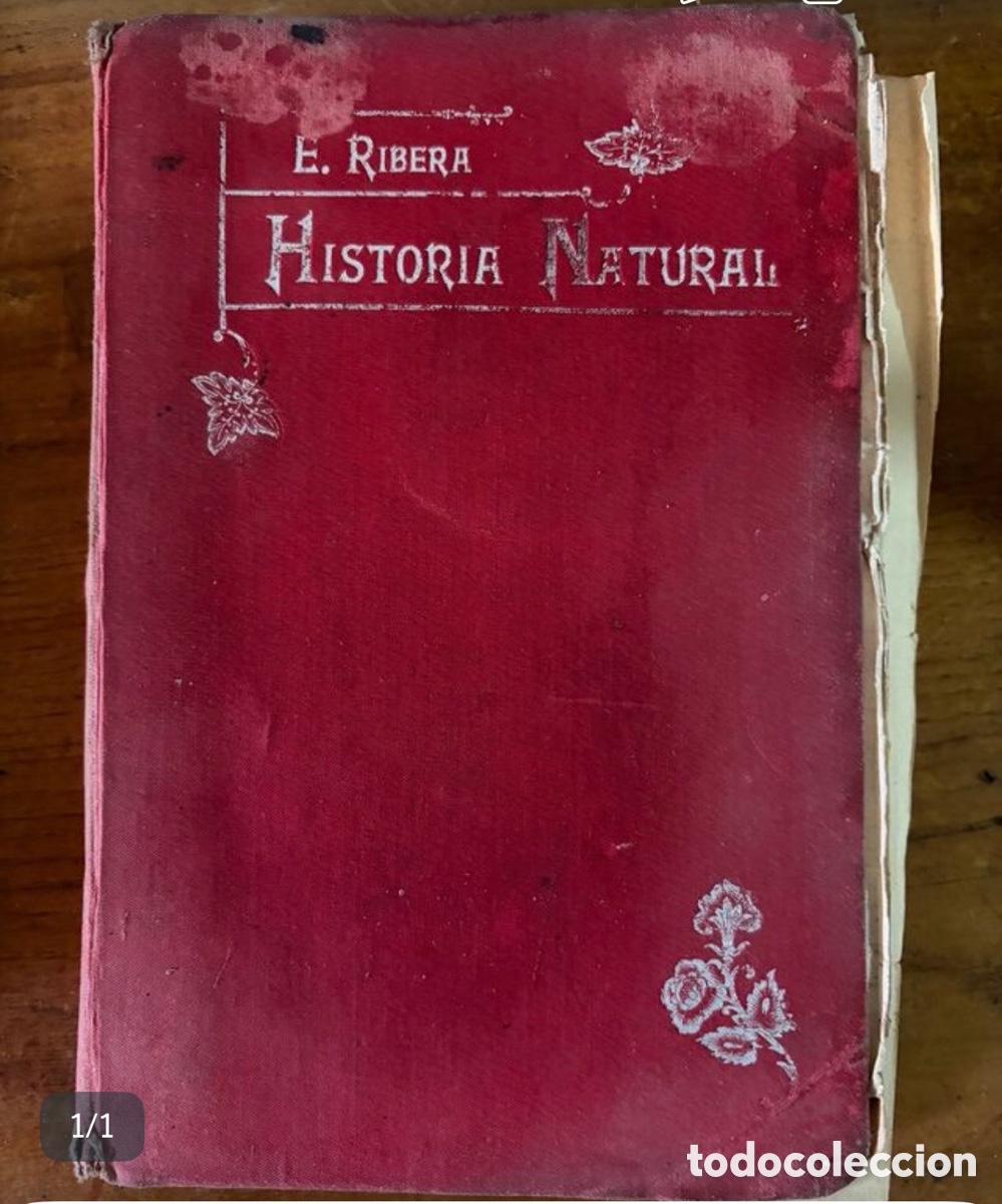 Libros: Historia natural E.ribera