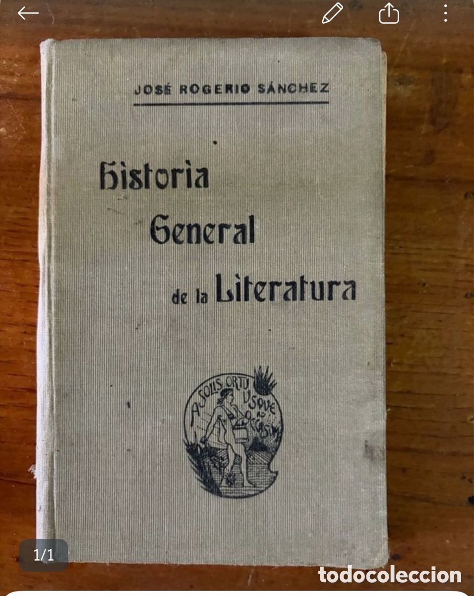 Libros: Historia general de la literatura