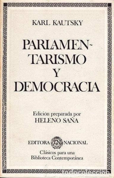 books: Parlamentarismo y democracia- 9788427605824