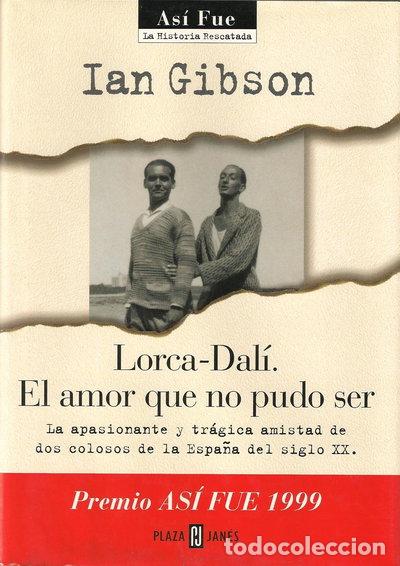 Libros: Lorca-Dal&iacute;, el amor que no pudo ser- 9788401530333