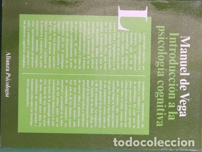 books: Introducci&oacute;n a la psicolog&iacute;a cognitiva- 9788420665030