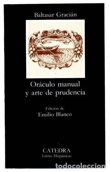 Libros: Or&aacute;culo manual y arte de prudencia - Graci&aacute;n, Baltasar