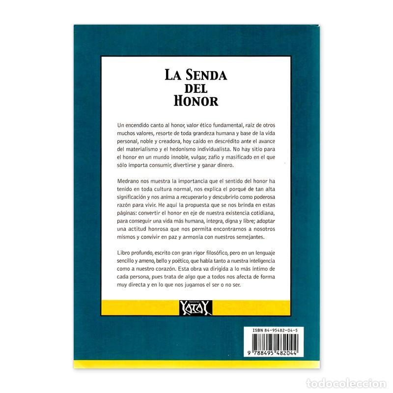 Libros: La senda del honor | Antonio Medrano - Foto 2