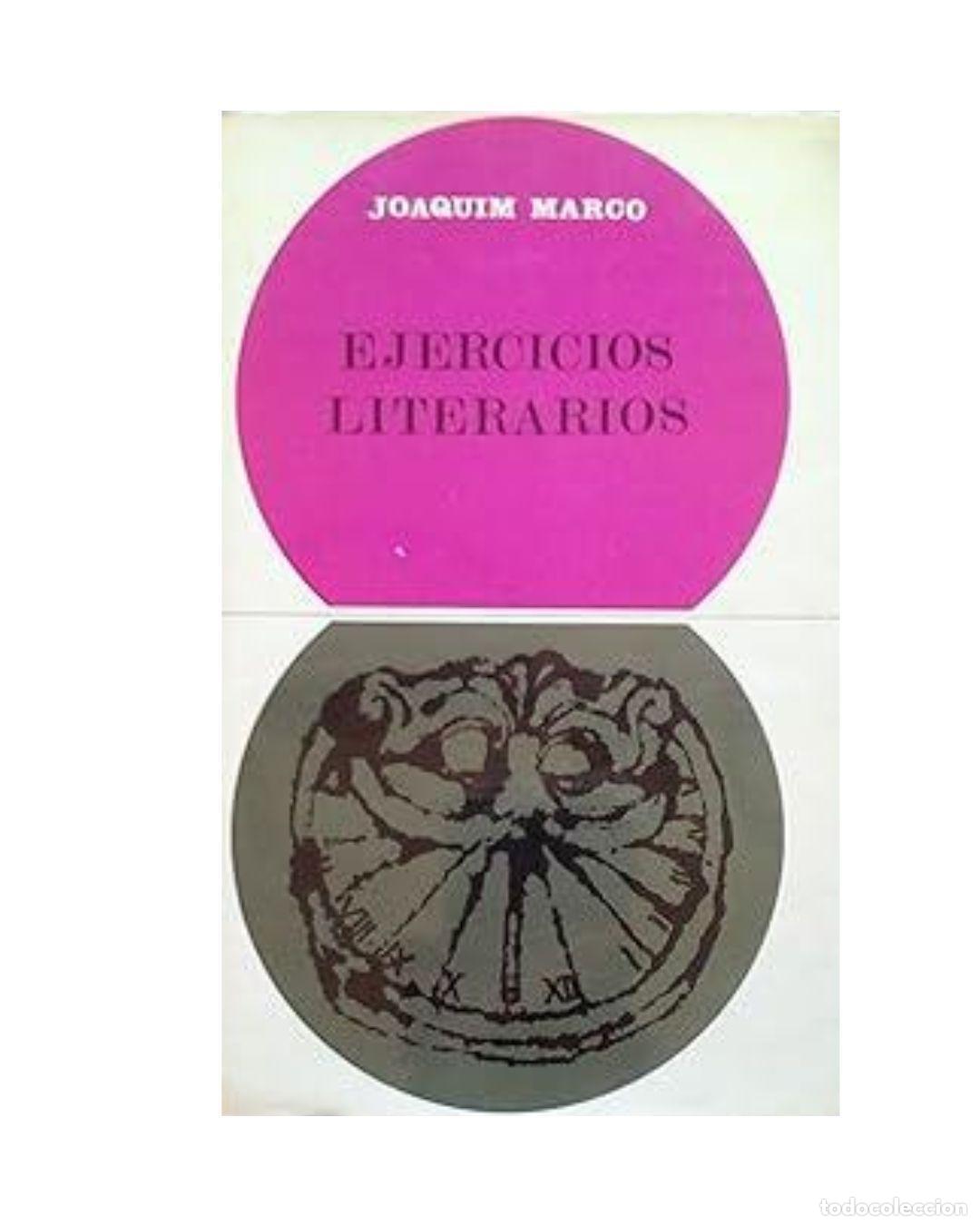 Livros em segunda m&atilde;o: EJERCICIOS LITERARIOS - Marco, Joaquim