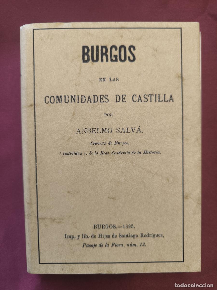 Libros: Burgos en las Comunidades de Castilla - Anselmo Salv&aacute;
