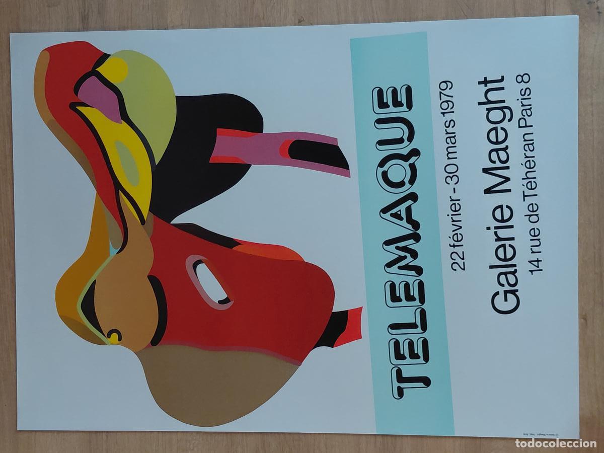 Libros: Cartel original. Herv&eacute; Tel&eacute;maque - - Foto 2