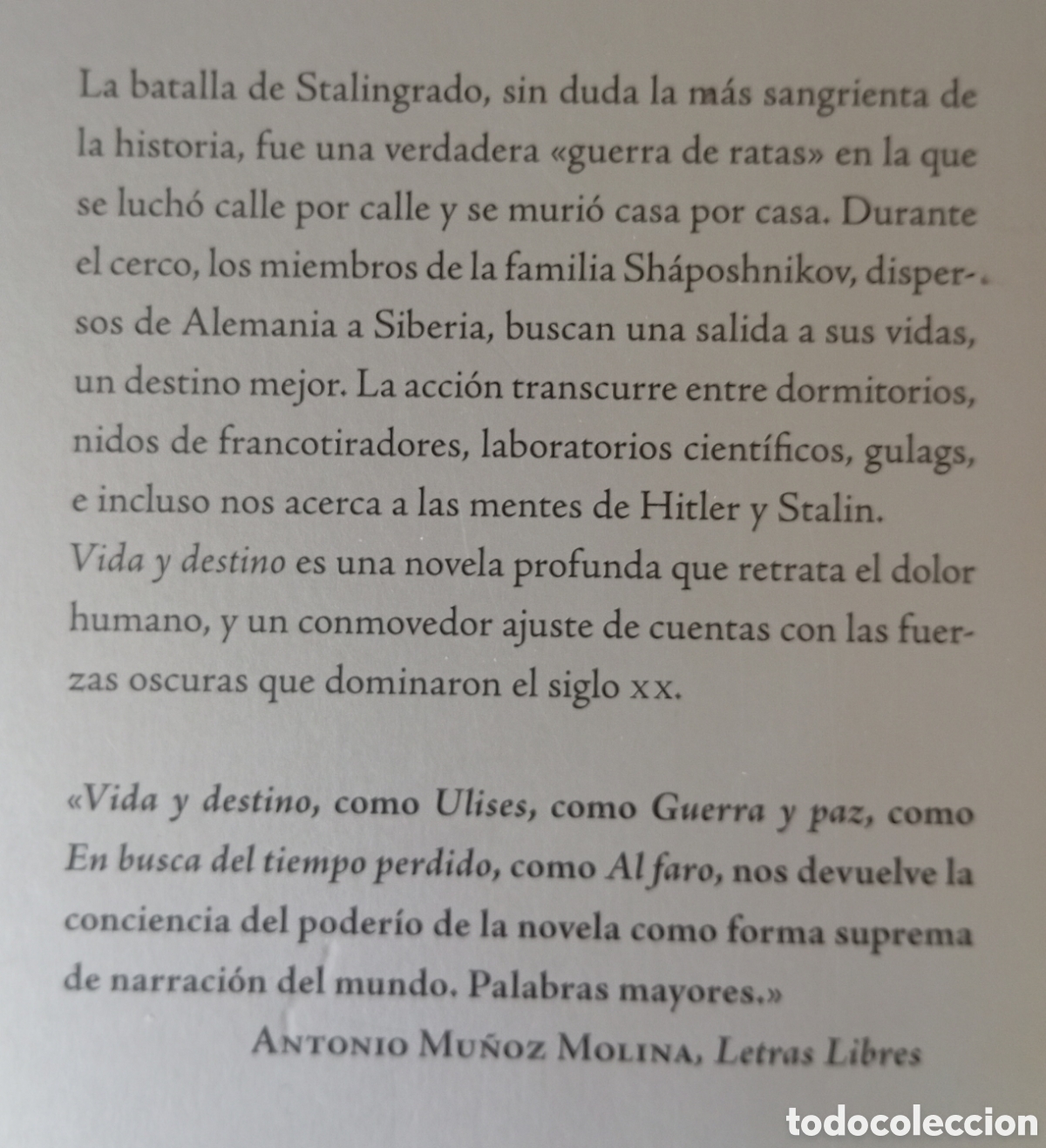 Libros: VIDA Y DESTINO VASILI GROSSMAN - Foto 2