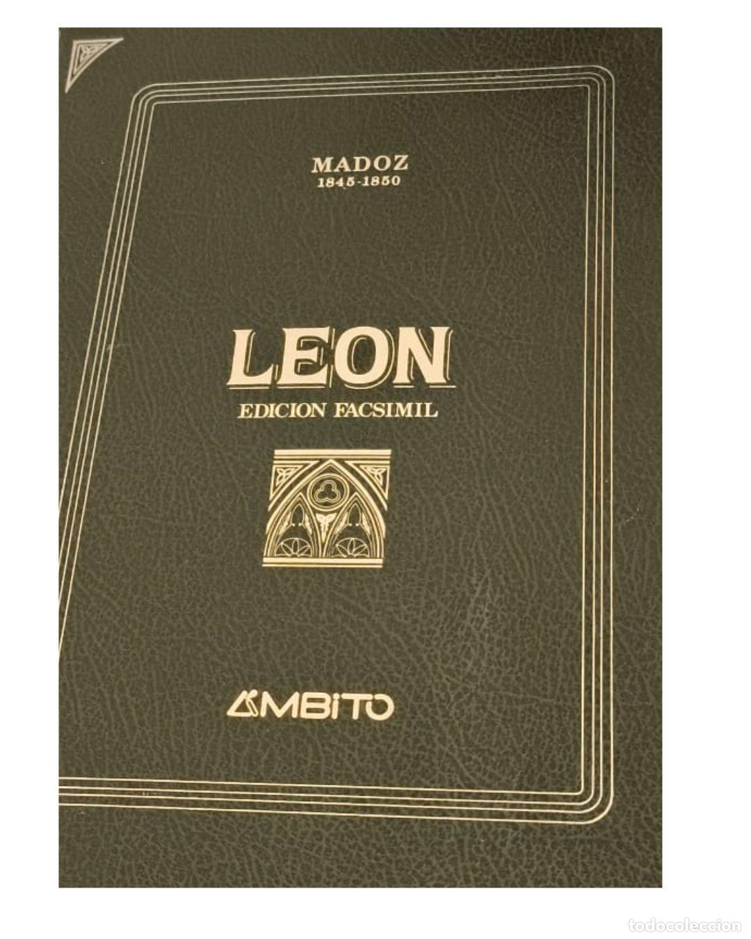 books: Le&oacute;n - MADOZ, PASCUAL