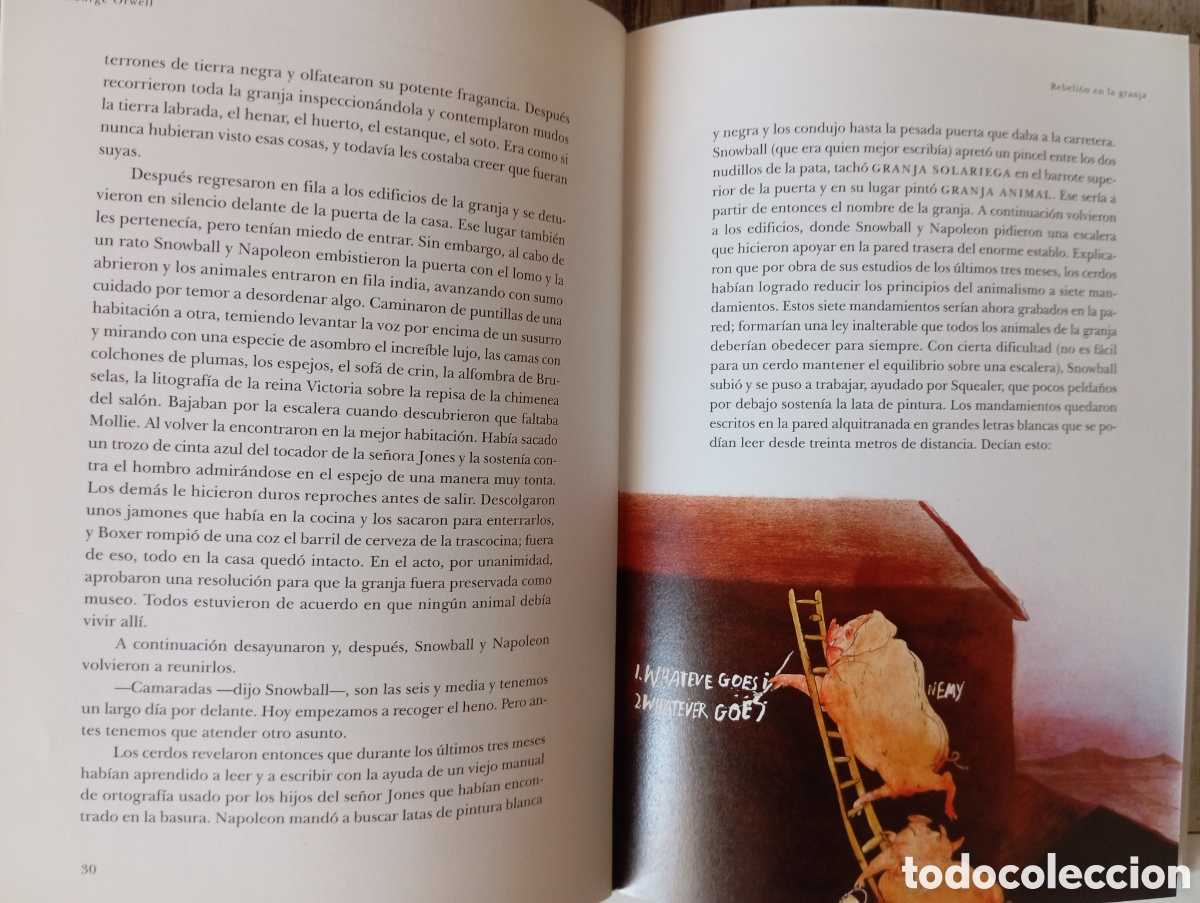 Libros: REBELION EN LA GRANJA ILUSTRADO RALPH STEAD - Foto 2
